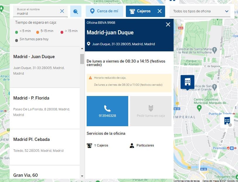 Puedes tomar un turno, pedir una cita y encontrar el tiempo que tardarás para hacer el trámite. 