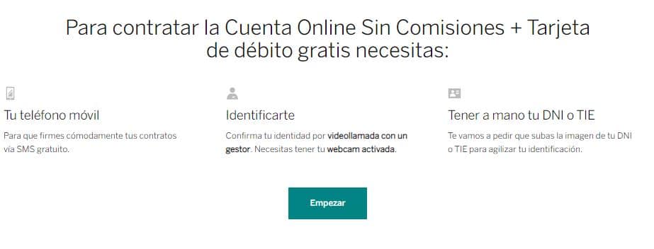 En la página oficial del banco encontrarás los pasos para abrir la cuenta online BBVA. 