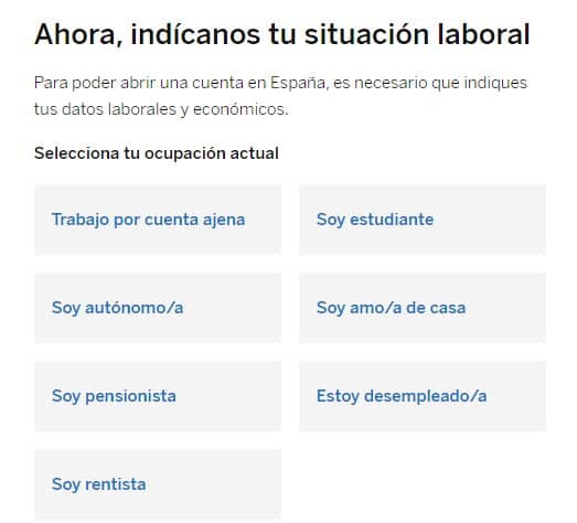 La cuenta BBVA online no pide domiciliar nómina, sin embargo, la ley exige conocer la situación económica.