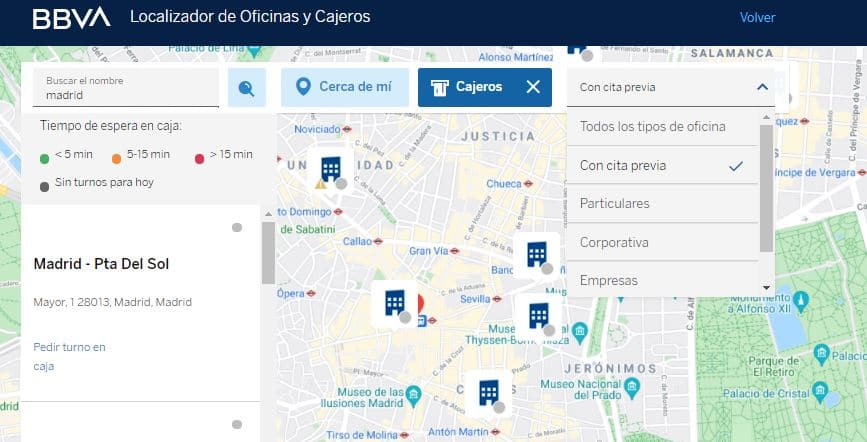 Para hacer la cancelación puedes pedir una cita previa en la oficina más cercana. 