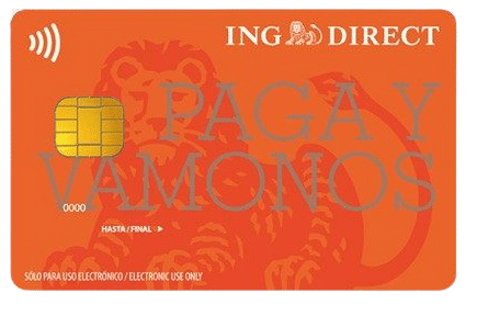 Tarjeta de débito ING