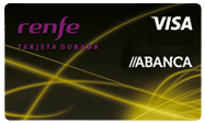 Tarjeta Dorada Renfe de ABANCA