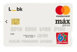 Tarjeta Max Joven de Liberbank