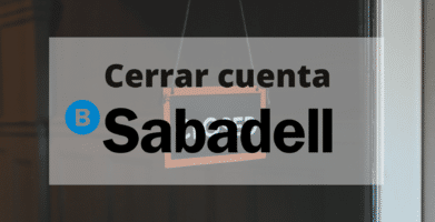 cerrar una cuenta de banco sabadell