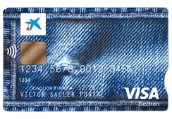 Tarjeta Electron Jeans de CaixaBank